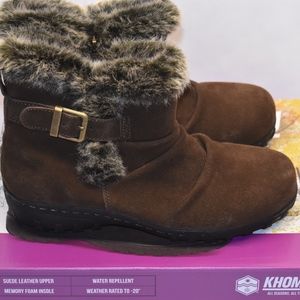 New Women's Khombu Lindsey All Weather Boots Brown